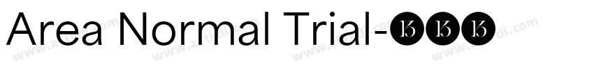 Area Normal Trial字体转换